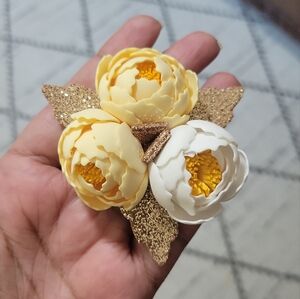 Blossom Hair Clip Toddler Girls Party Glitter Birthday Unique Peony  Sparkle